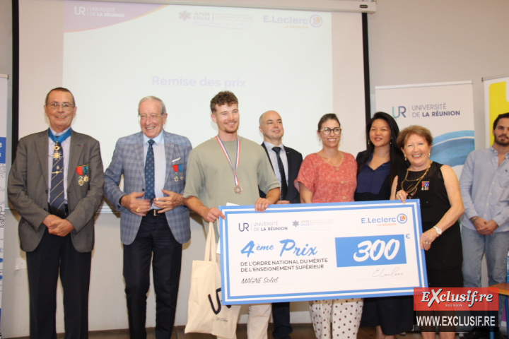 Université de La Réunion: 4 étudiants de Master 2 récompensés pour leur excellence et leur engagement
