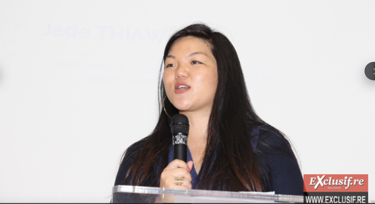 Jade Thiaw-Kine, représentante des Ets E.Leclerc de La Réunion