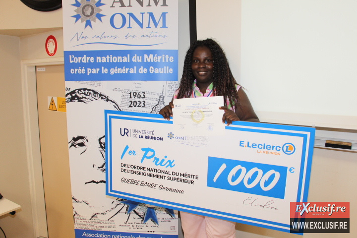Le 1er Prix a été remporté par Germaine Guebre-Banse, étudiante en génie civil et en ingénierie de la construction (originaire du Burkina Faso)