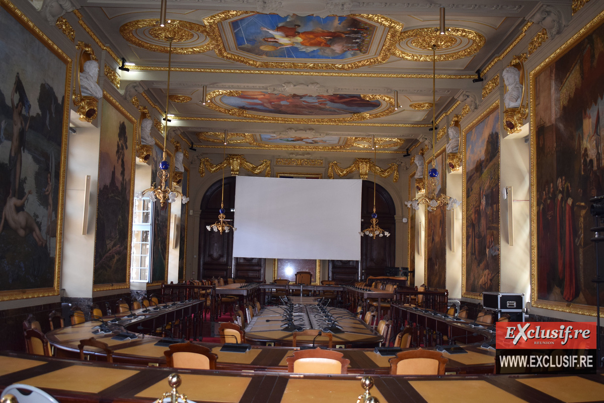 La salle du conseil municipal
