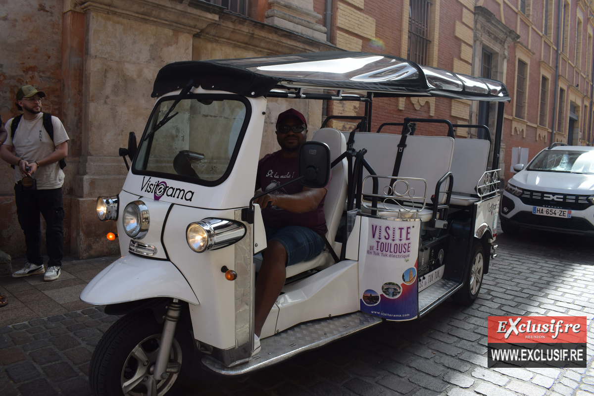 Balade en Tuk-tuk électrique avec Bernard