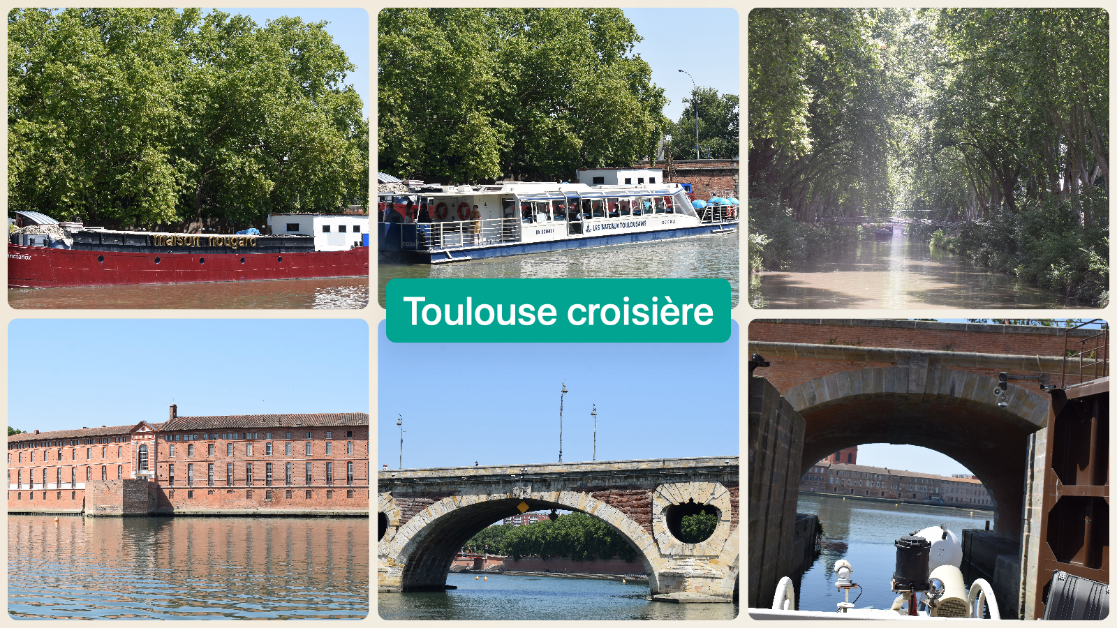 Toulouse: croisière sur la Garonne et le Canal de Brienne