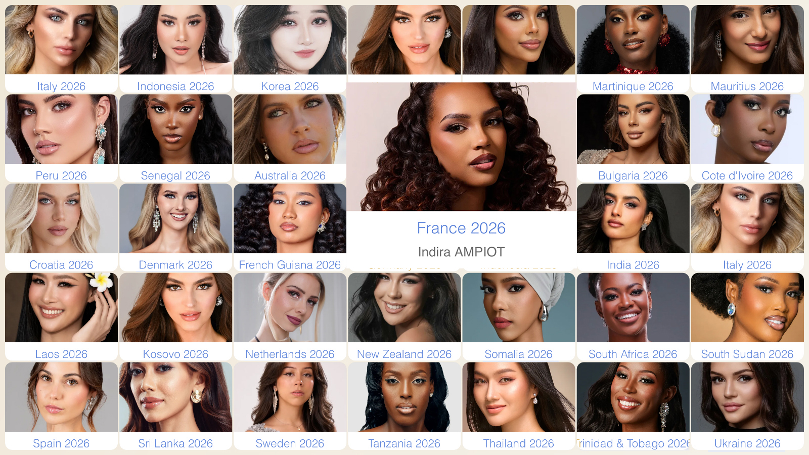 Miss Monde ce samedi 5 septembre au Vietnam: découvrez les 111 candidates