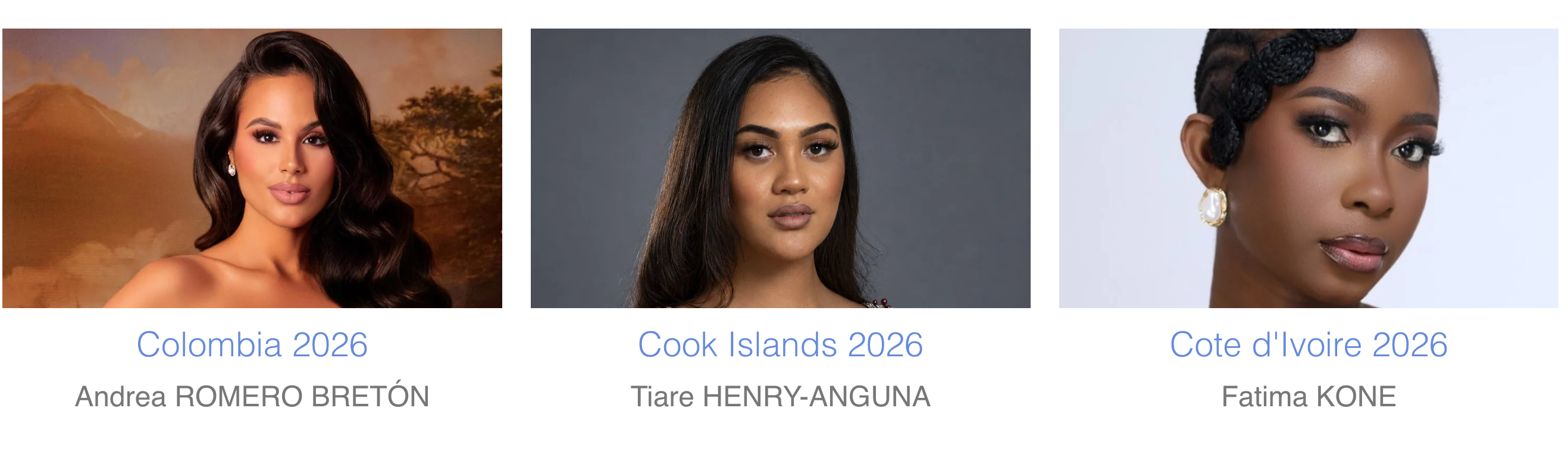 Miss Monde ce samedi 5 septembre au Vietnam: découvrez les 111 candidates