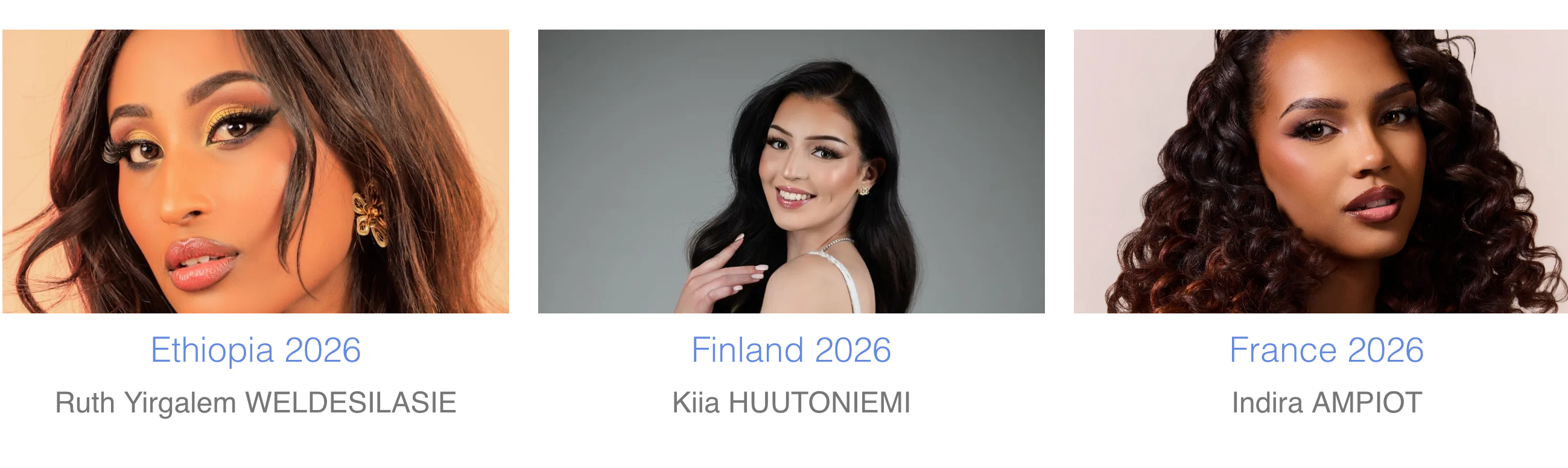 Miss Monde ce samedi 5 septembre au Vietnam: découvrez les 111 candidates