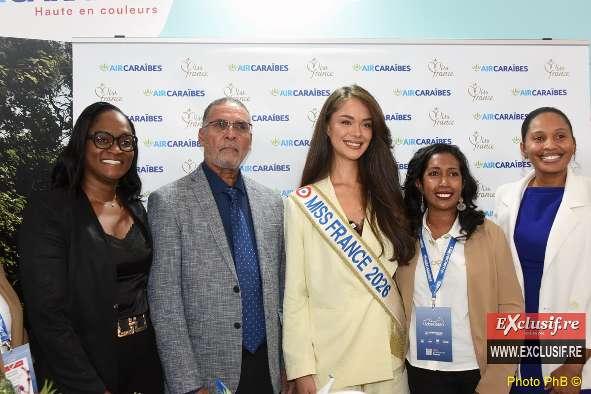 Le député de Saint-Martin, Frantz Gumbs, est aussi venu saluer Miss France