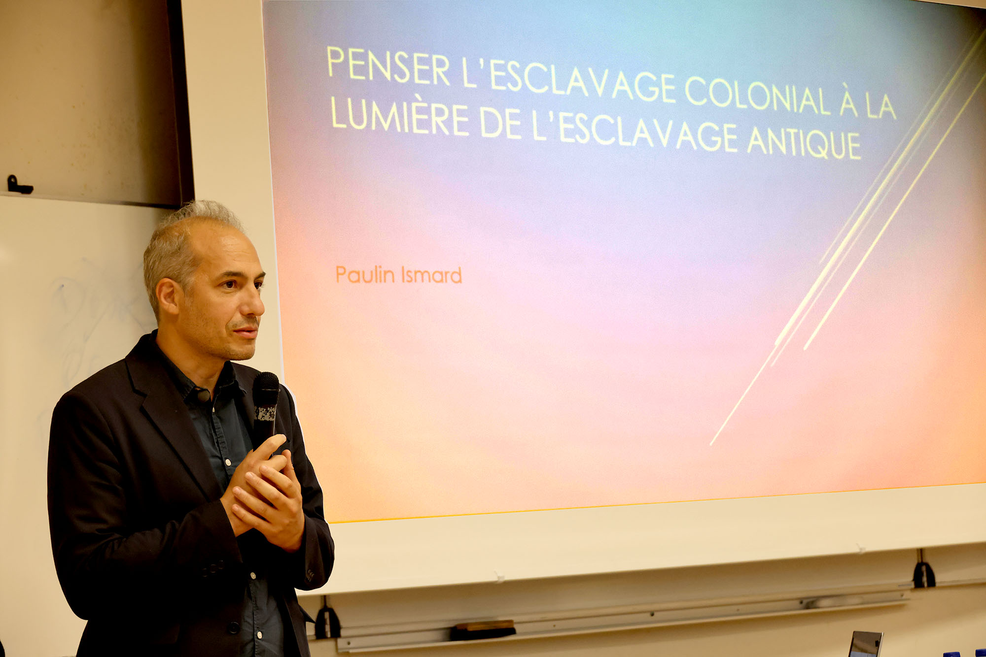 Paulin Ismard, professeur d’histoire antique à l’EHESS et spécialiste reconnu de l’histoire de l’esclavage