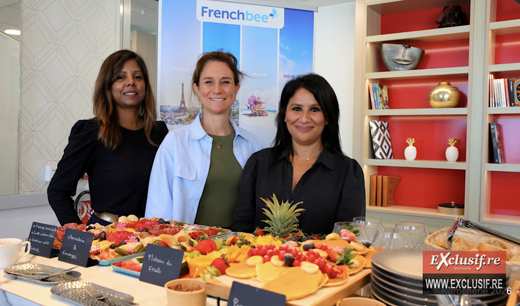 French bee a reçu la presse locale autour d'un petit déjeuner
