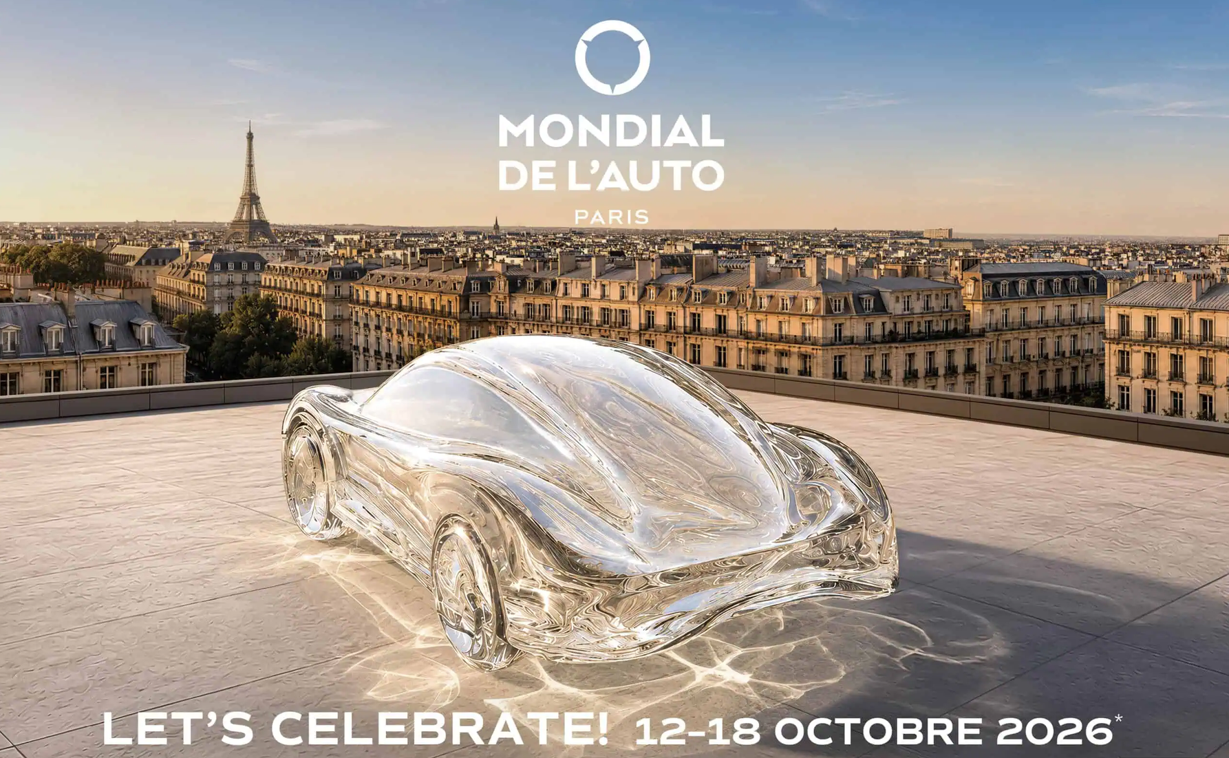 L'affiche du Mondial de l'Auto 2026