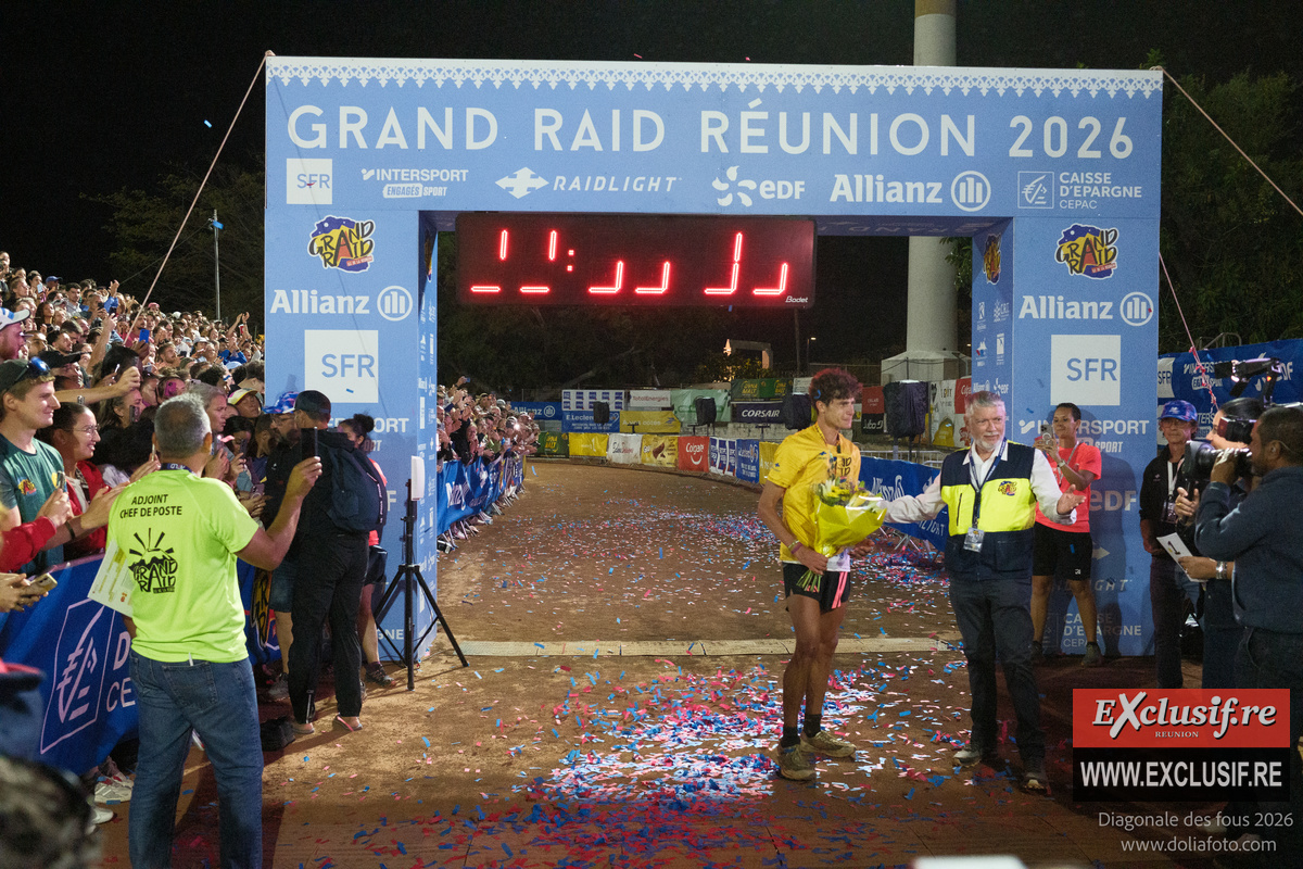 Grand Raid 2026: des images de l'arrivée de la Diagonale des Fous