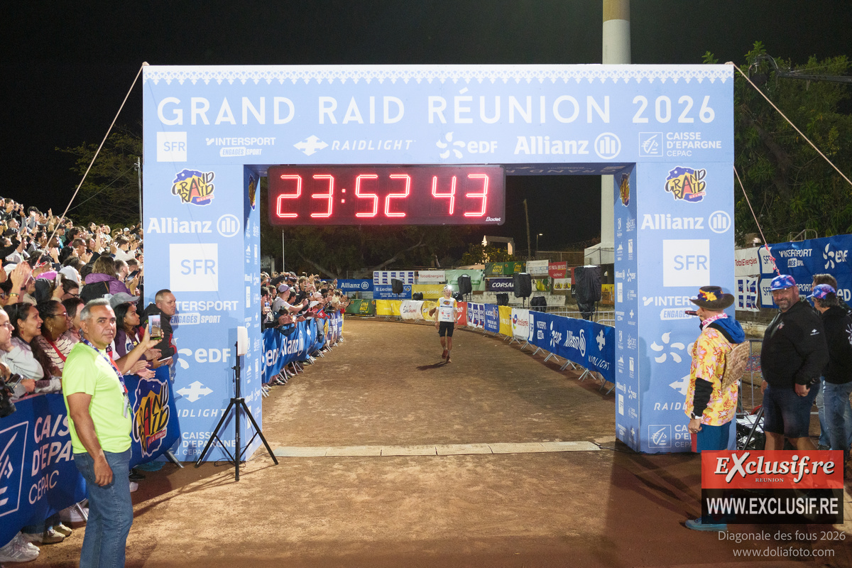 Grand Raid 2026: des images de l'arrivée de la Diagonale des Fous