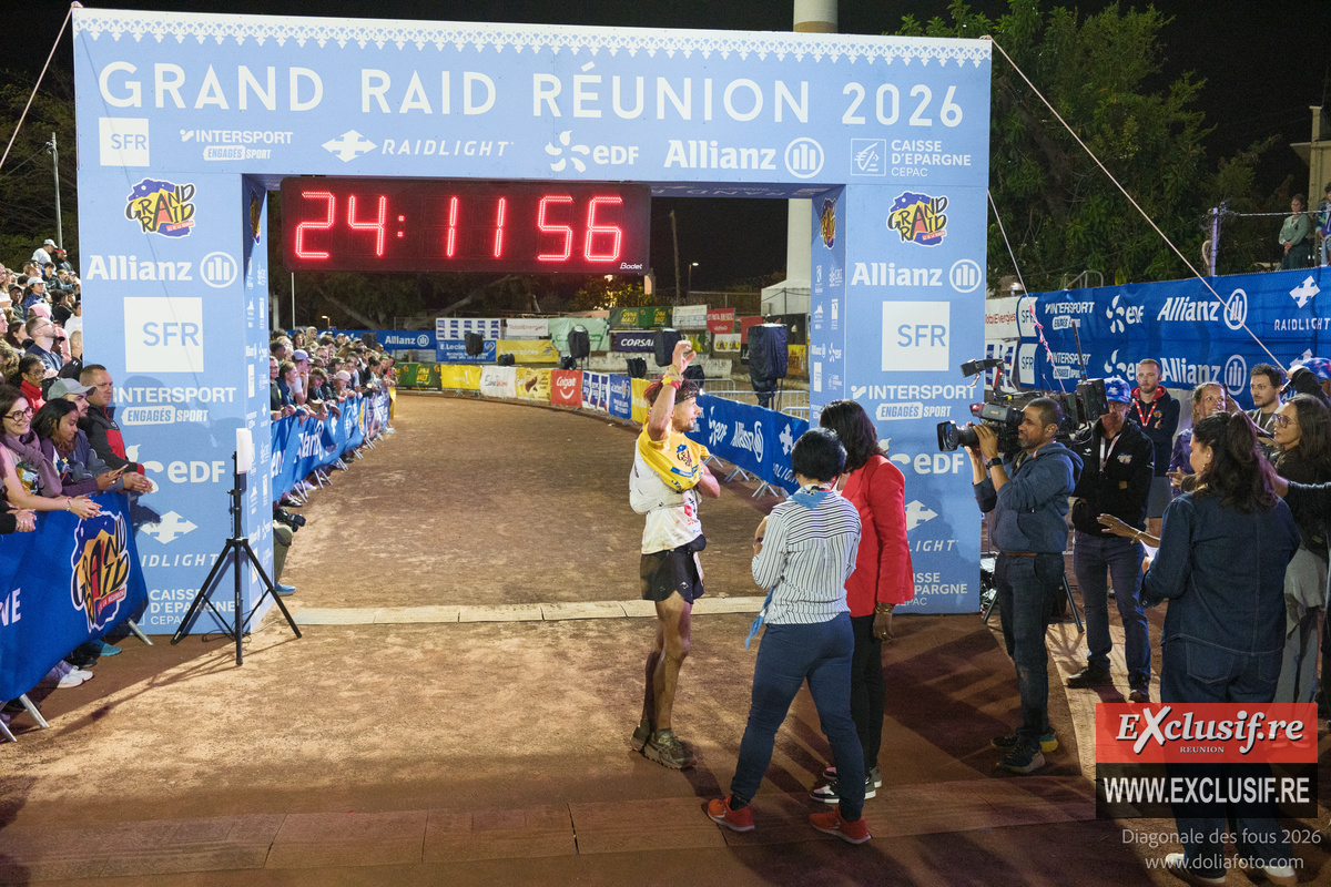 Grand Raid 2026: des images de l'arrivée de la Diagonale des Fous