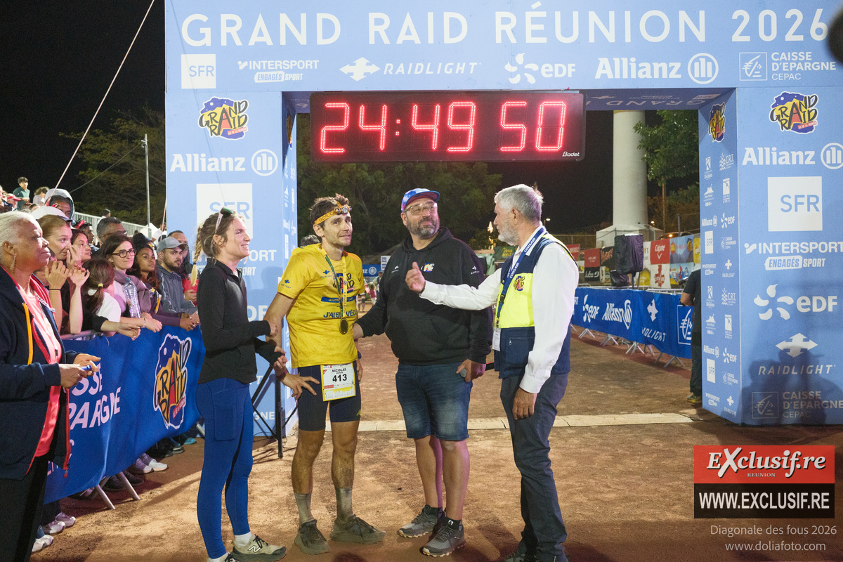 Grand Raid 2026: des images de l'arrivée de la Diagonale des Fous