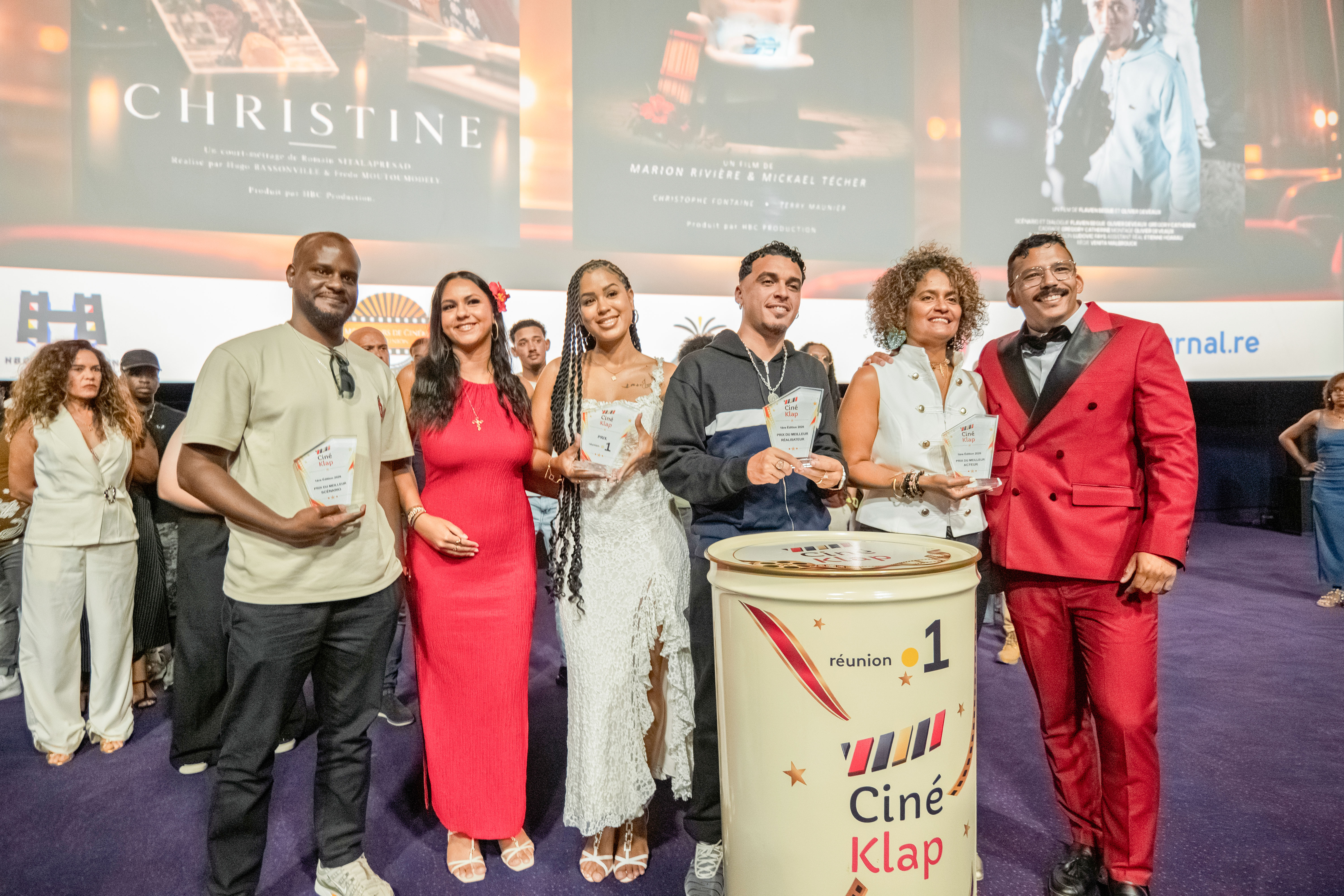 Ciné Klap: 4 films de créateurs réunionnais, 4 trophées 