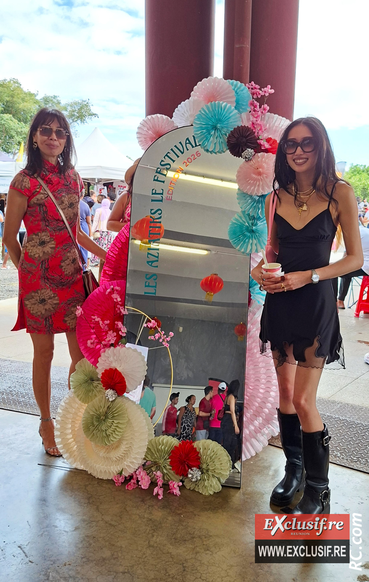 Mère et fille au Festival des Aziatiks