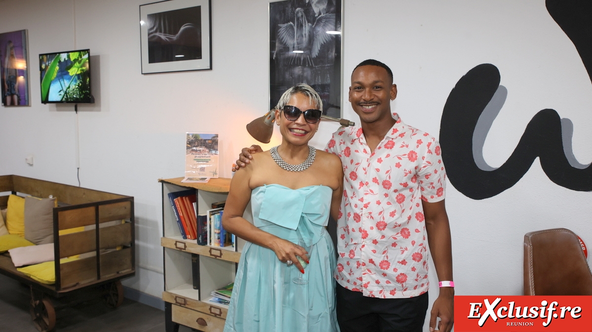 Edwige Marimoutou et Yannick Peria, artiste peintre