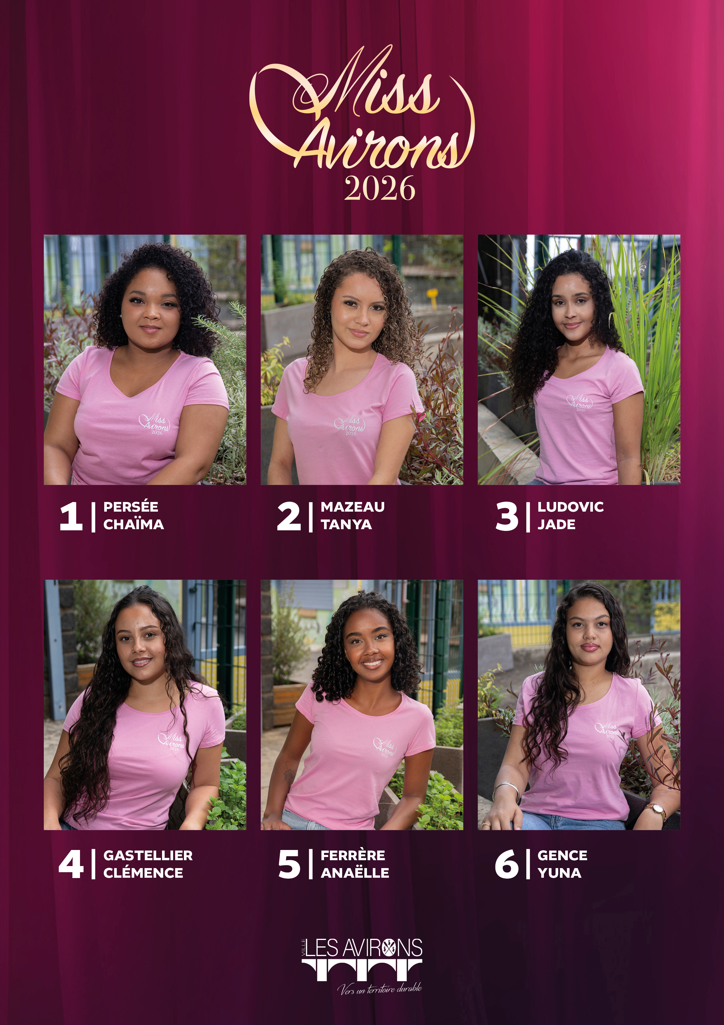 Miss Avirons 2026: découvrez les 6 candidates