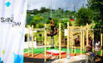 Inauguration street workout et boulodrome à Tan Rouge Saint-Paul