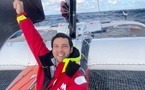 Multicoque: record absolu du tour du monde à l'envers pour Guirec Soudée