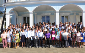 Remise de médailles du travail à la Villa du Département