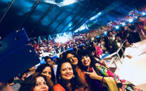 Aurélia Mengin en Inde au Kolkata International Film Festival