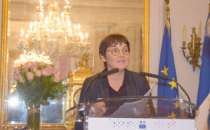 La cérémonie des vœux d'Annick Girardin, Ministre des Outre-Mer, à Paris 