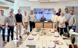 La Réunion Développement et Réunion THD avec les entreprises qui ont participé au Forum InCyber à leur retour de métropole