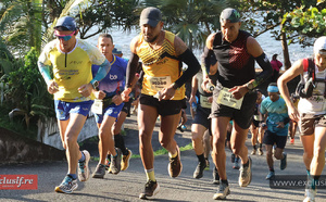 Un départ sur les chapeaux de roue non loin du Bassin de Manapany