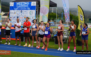 Meeting International d'Athlétisme à l'Etang-Salé: premières photos