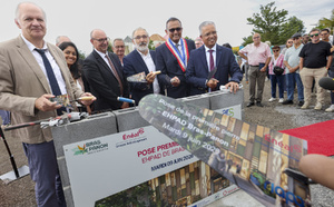 Pose de la première pierre de l’EHPAD de Bras-Panon