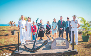 Le Port inaugure une stèle à la mémoire des disparus en mer