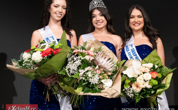 Candice Françoise, 1ère dauphine, Maïwenn Judith, Miss Avirons 2023, et Julie Jouglard, 2ème dauphine