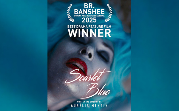 Le film "Scarlet Blue" d'Aurélia Mengin remporte un prestigieux prix au Brésil