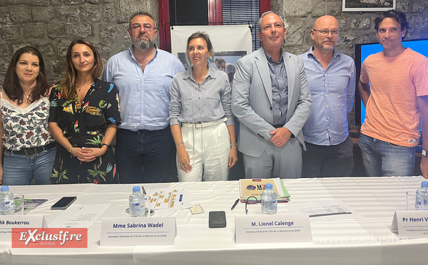 Muriel Vitry, Docteur Johanna Lemaître, Professeur Malik Boukerrou, Sabrina Wadel, Lionel Calenge, Professeur Henri Vacher-Coponat, et Docteur Jérôme Corré  