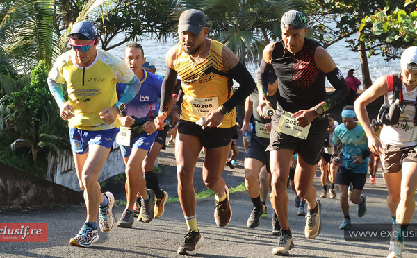 Un départ sur les chapeaux de roue non loin du Bassin de Manapany