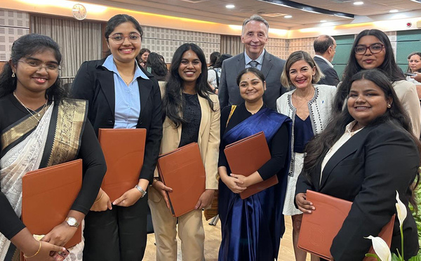 Remise de diplômes du Campus franco-indien ILIADE