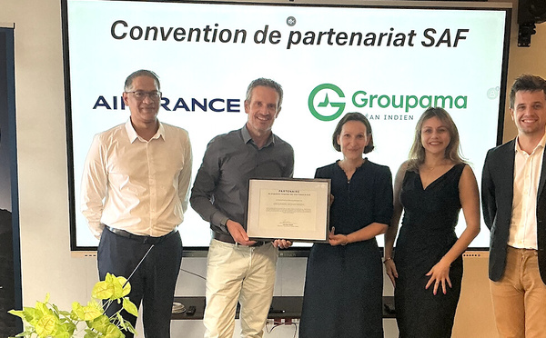 Contrat corporate SAF à La Réunion entre Air France et Groupama Océan Indien