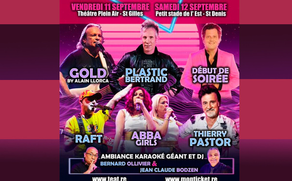 Concerts "Retour aux Années 80" les 11 et 12 septembre, à ne pas rater!