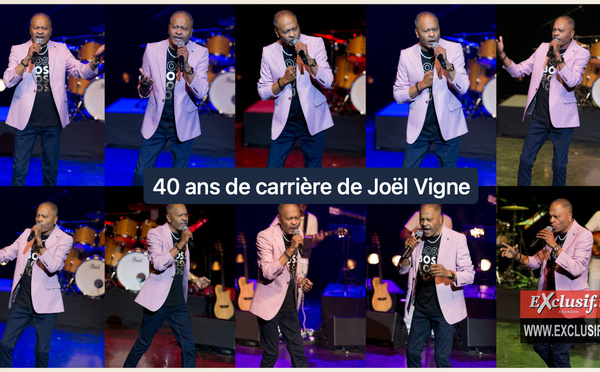 Concert de Joël Vigne au Tampon: 40 ans de carrière ça se fête!
