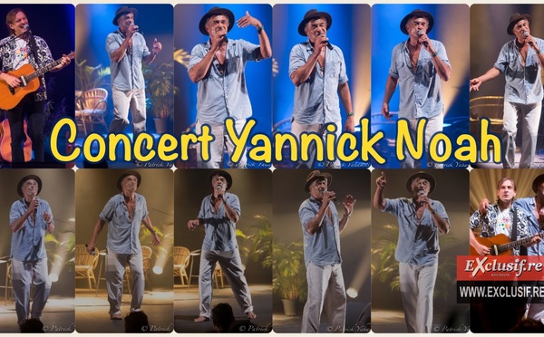 Concert de Yannick Noah au Téat Champ Fleuri: photos